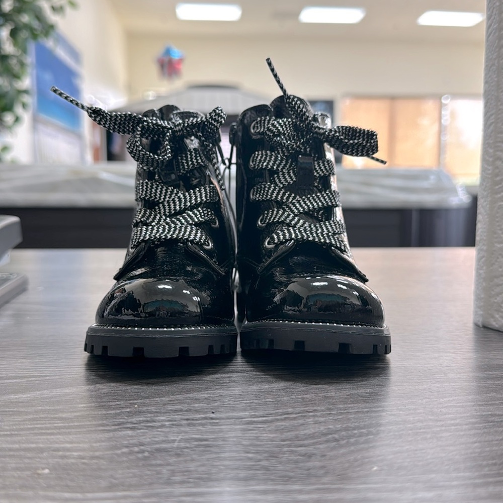 NWT Black Boots with glitter heals, by Harper Canyon (Nordstrom). SUPER CUTE!